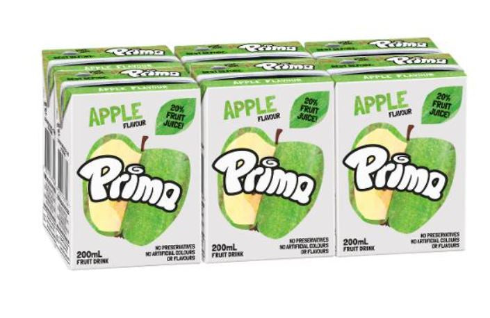 Prima Apple Fruit Boxes 6 x 200ml