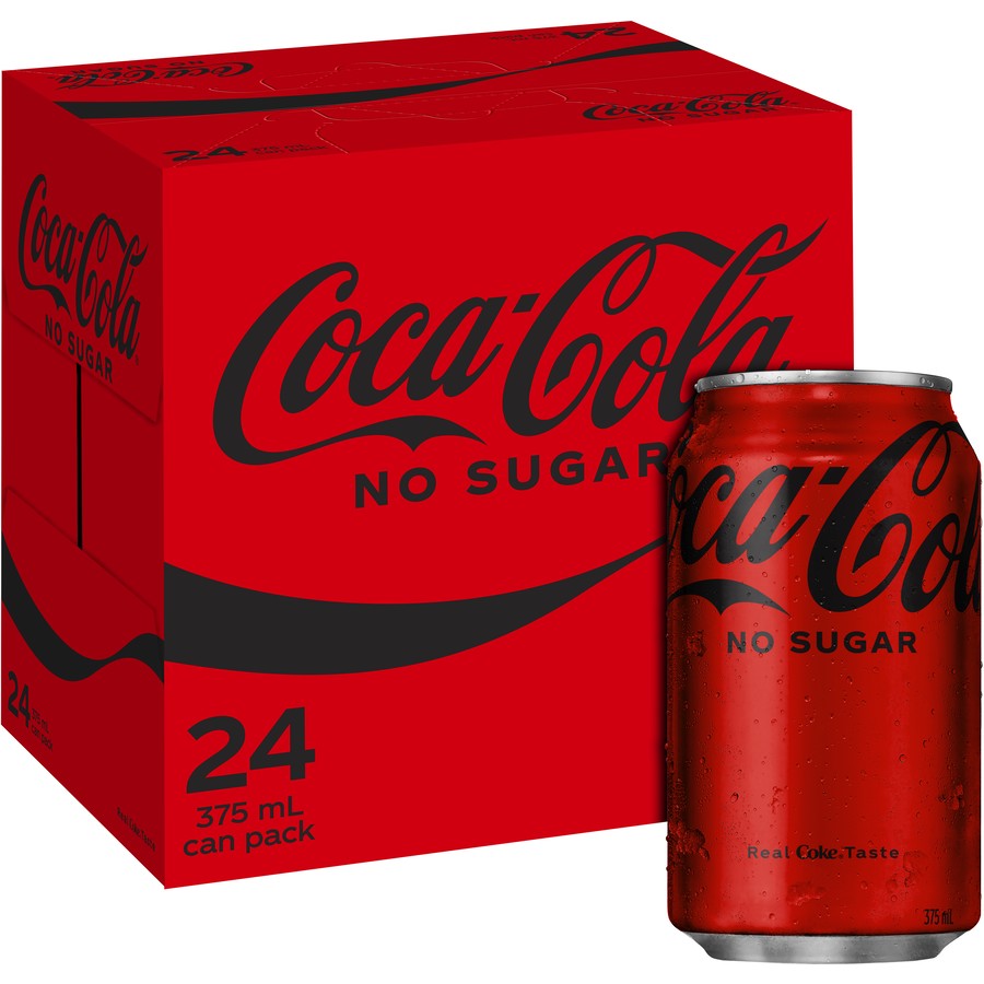 Coca Cola Zero Sugar 24 x 375ml Cans