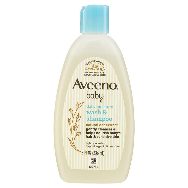 Aveeno Baby Daily Moisture Lightly Scented Wash & Shampoo 236ml