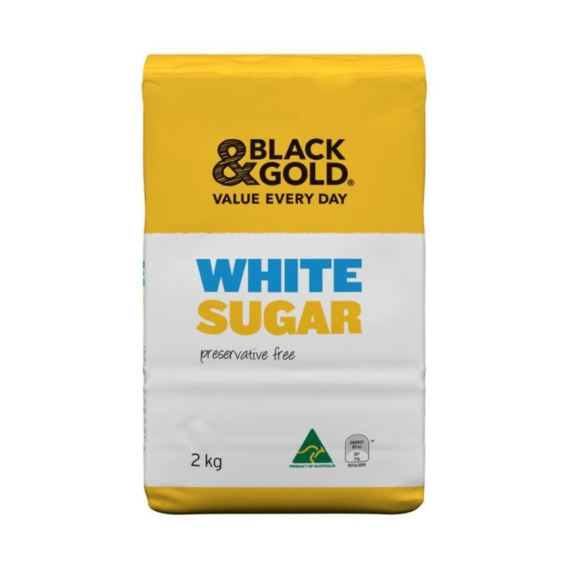 Black & Gold White Sugar 2kg