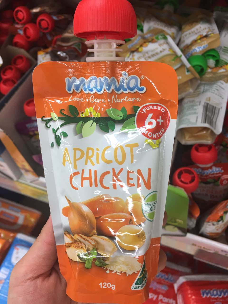 Mamia Apricot Chicken 120g