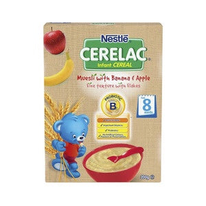 Nestle Cerelac Multigrain With Banana & Apple Baby Cereal Stage 3 200g