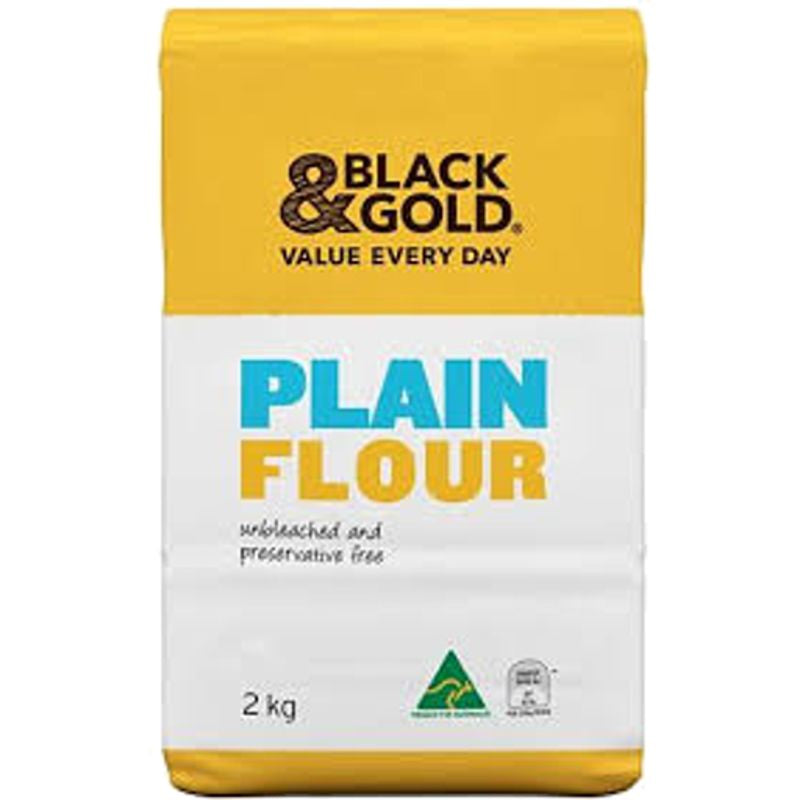 Black & Gold Plain Flour 2kg