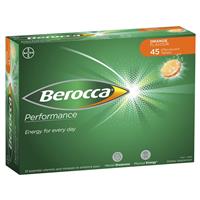 Berocca Performance Orange Tablets 45pk