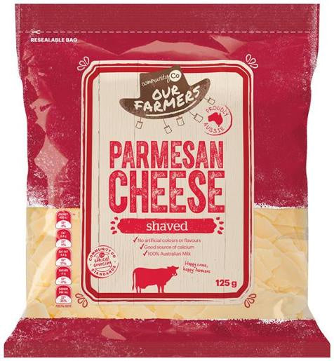 Community Co Parmesan Cheese Shaved - 125g