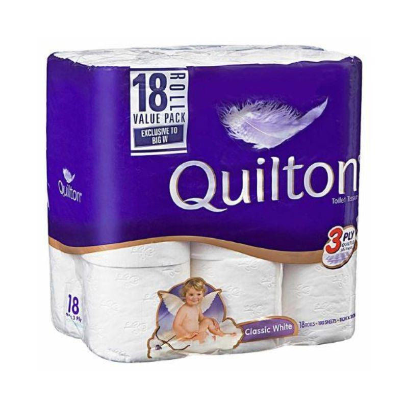 Quilton 3ply 18pk Toilet Rolls