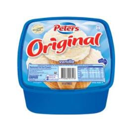 Peters Original Vanilla Ice Cream 4L