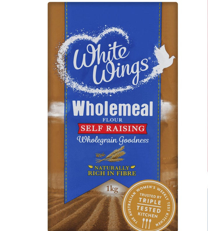 White Wings Wholemeal Self Raising Flour 1 kg