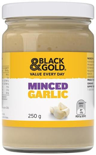 Black & Gold Minced Garlic 250g