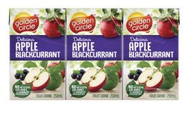 Golden Circle Apple & Blackcurrant Fruit Boxes 250ml 6pk