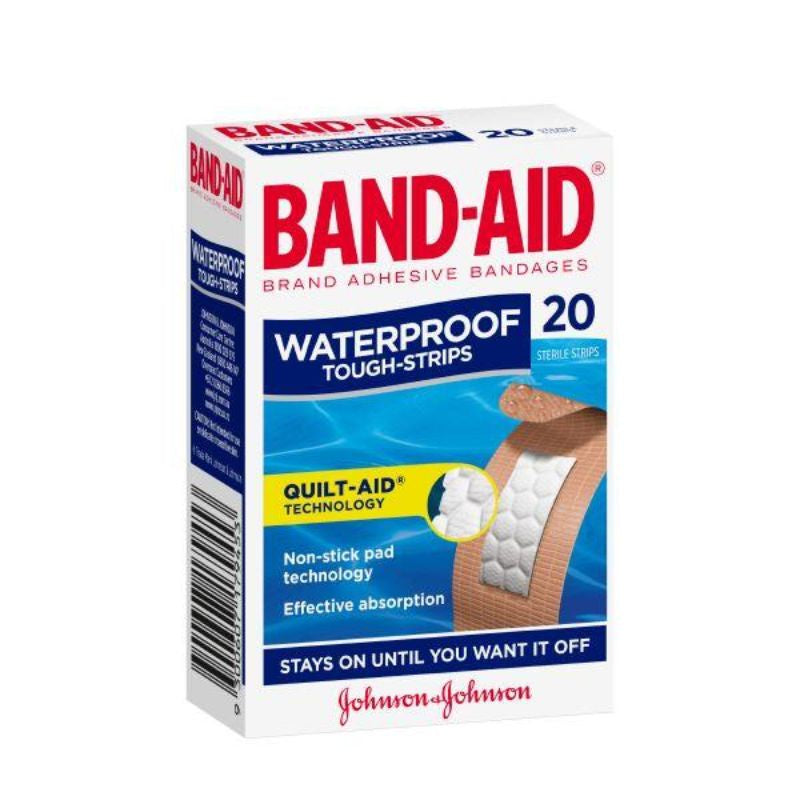 Band Aids - Tough Strips Waterproof Regular 20pk