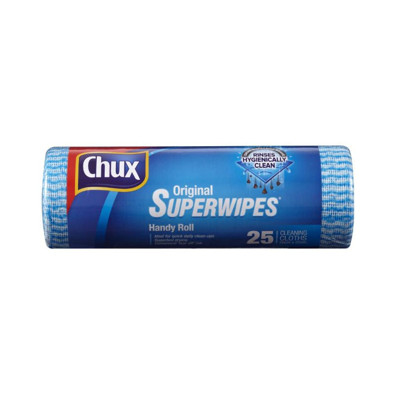 Chux Super Wipes on a roll 25S