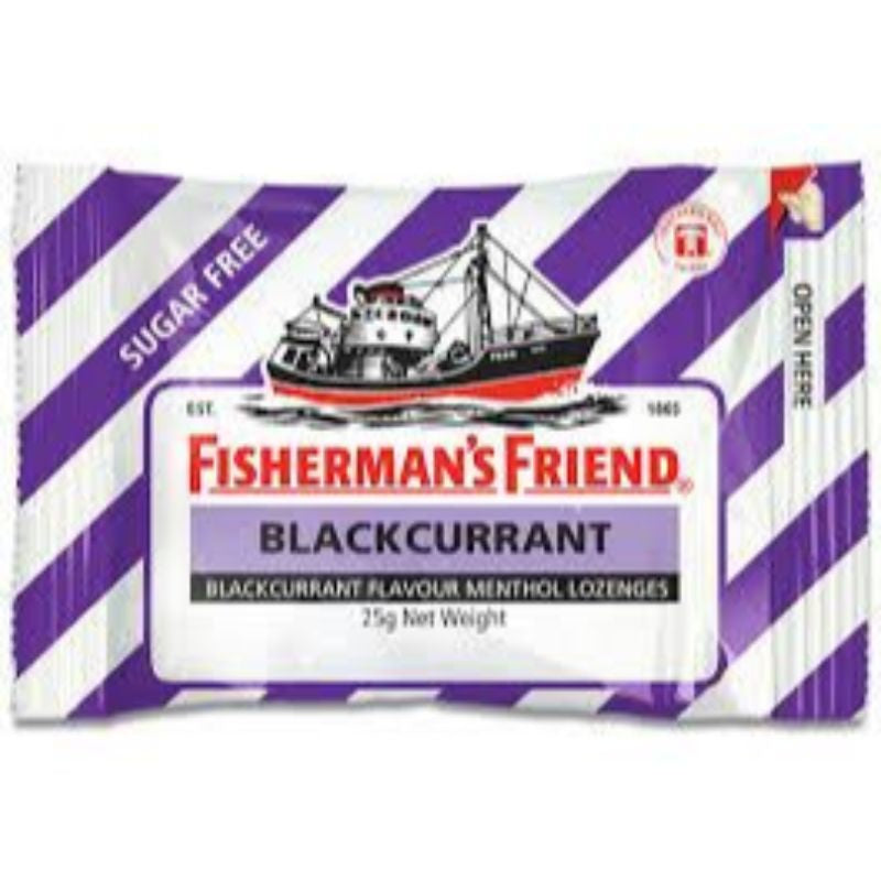 Fishermans Friends Blackcurrant S/Free 25g