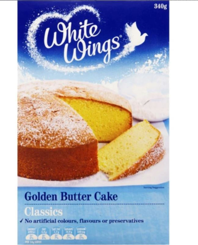 White Wings Golden Buttercake Mix - 340g