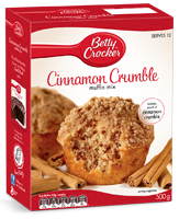 Betty Crocker Cinnamon Crumble Muffin Mix 500g