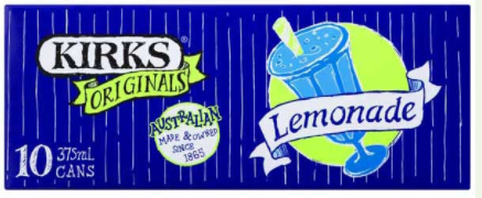 Kirks Lemonade 10 x 375ml