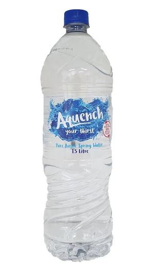 Aquench Spring Water 1.5L - 6pk