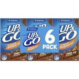 Sanitarium Up & Go Choc Ice 250ml 6pk