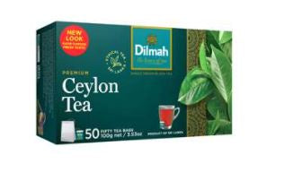 Dilmah Premium Ceylon Tea Bags - 50pk