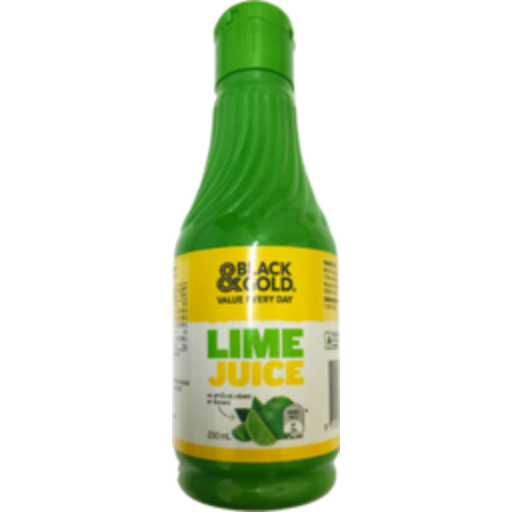 Black & Gold Lime Juice 250ml