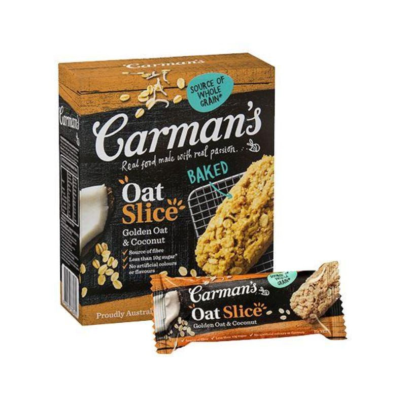 Carman's Golden Oat & Coconut Slice 5 Pack