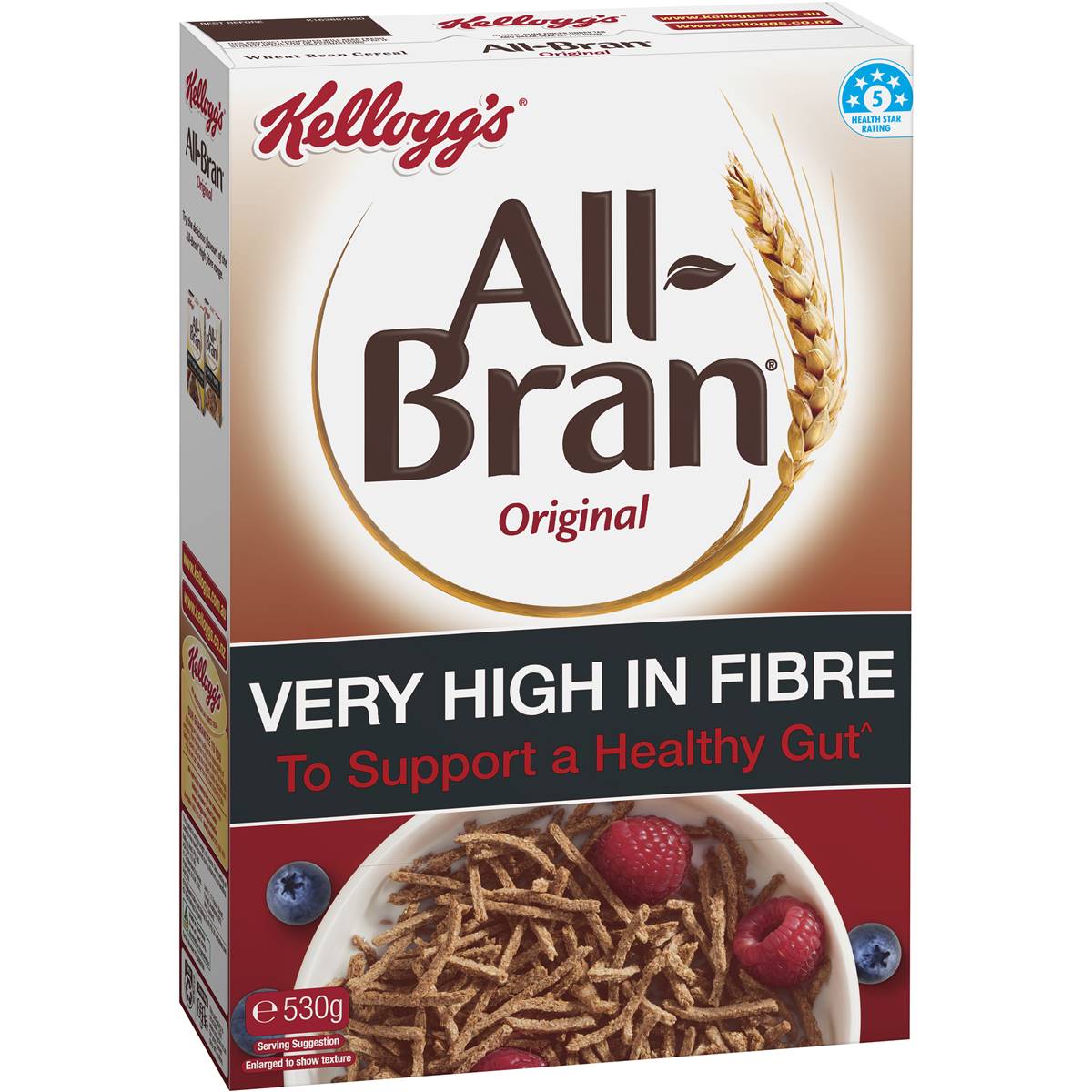 Kelloggs All-Bran High Fibre Breakfast Cereal 530g