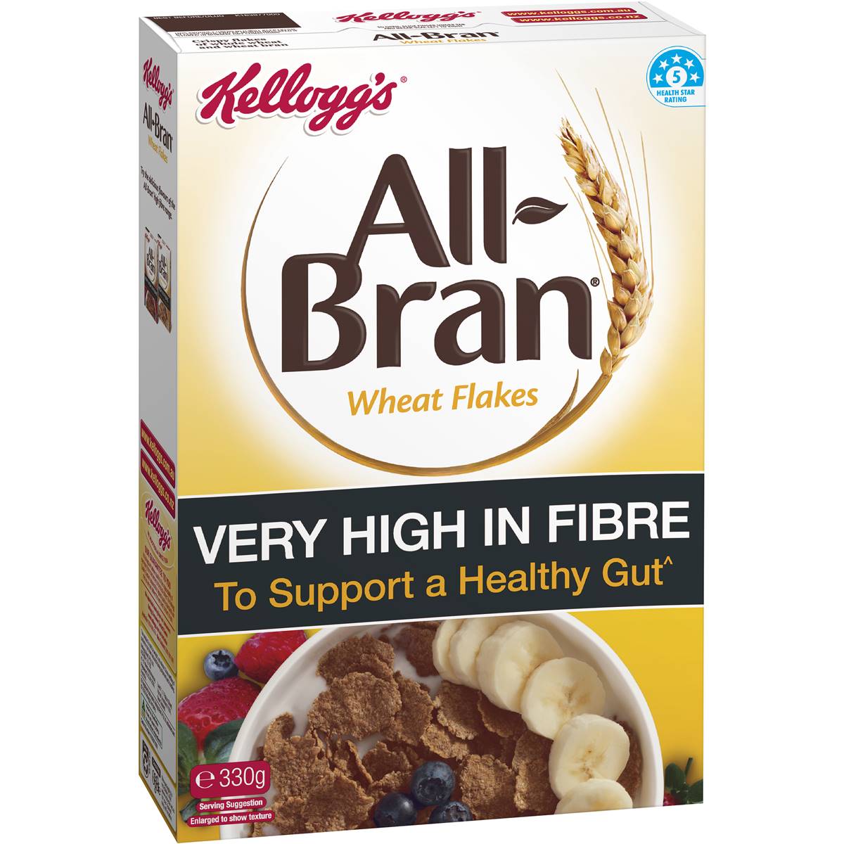 Kelloggs All-Bran Wheat Flakes 330g