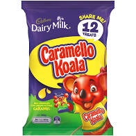 Cadbury Caramello Koala Share Pack 180g 12pk