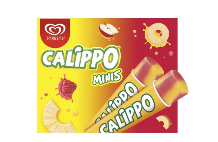 Calippo Mini Raspberry & Pineapple 10 pack