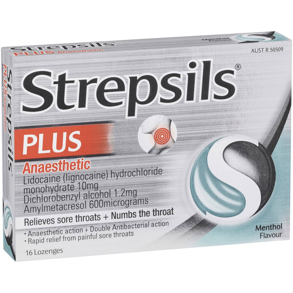 Strepsils Plus Anaesthetic 16 Pack