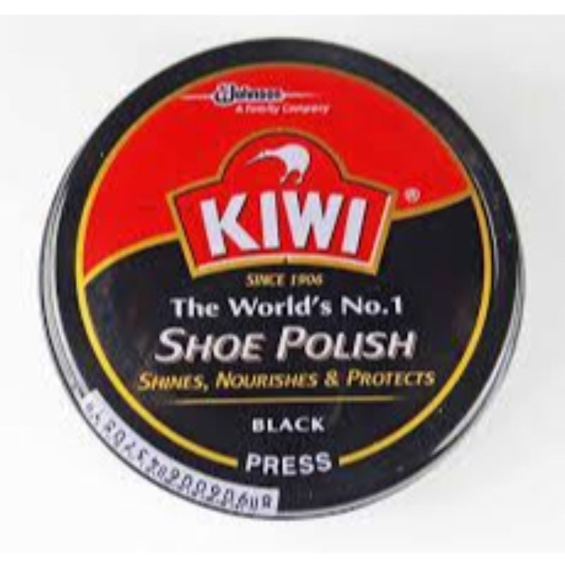 Kiwi Shoe Polish Tin Black 36gm