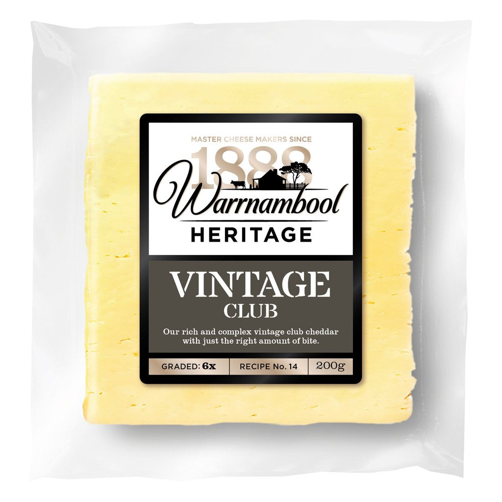 Warrnambool Club Cheddar 200g