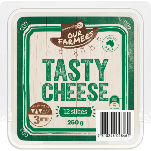 Community Co Tasty Cheese Slices - 250g