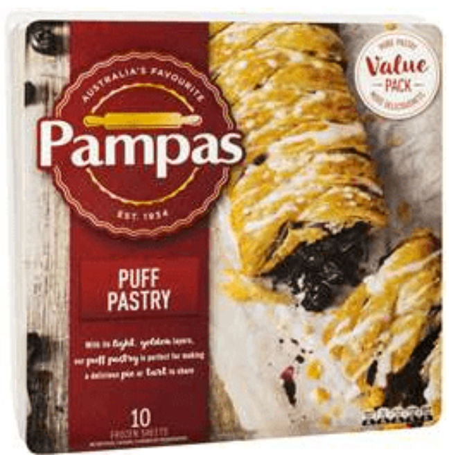 Pampas Puff Pastry 10sheets 1.6kg