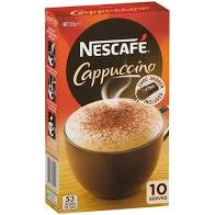 Nescafe Coffee Cappuccino Sachets 10pk - Regular