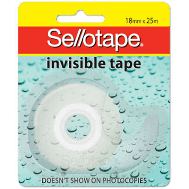 Sellotape Invisible Tape with Dispenser 18mm x 25m