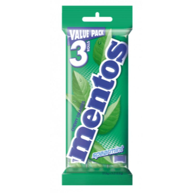 Mentos Multi Spearmint 3 Pack