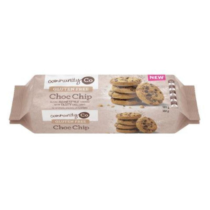 Community Co Gluten Free Choc Chip Cookies 180g