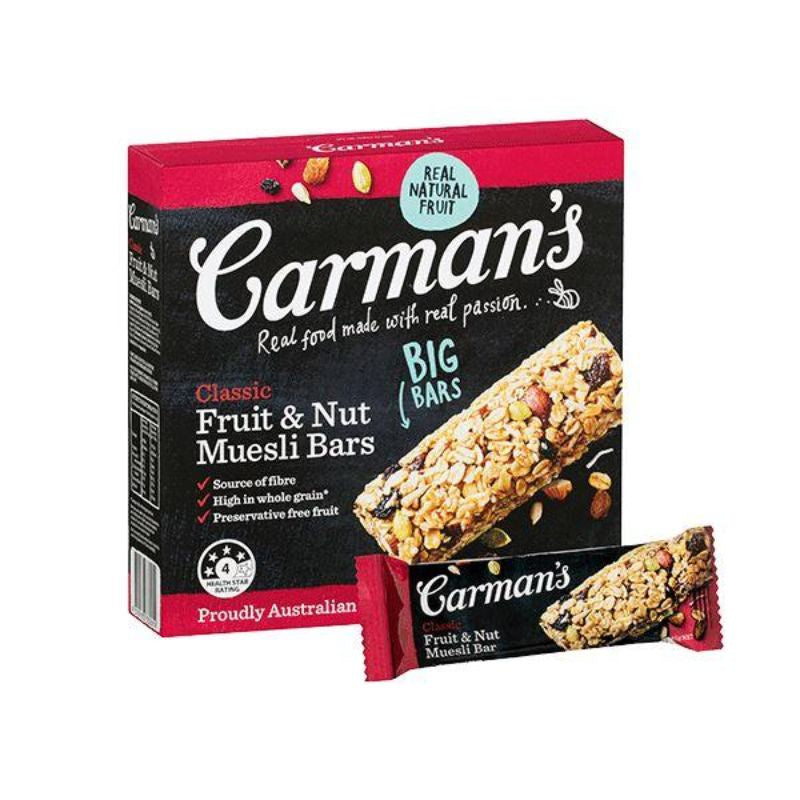 Carmans Classic Fruit Muesli Bars 6pk