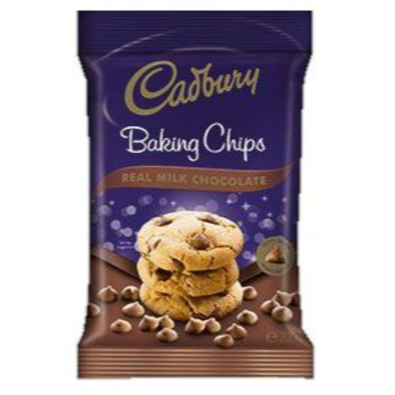 Cadbury Baking Choc Chips 200gm - Milk