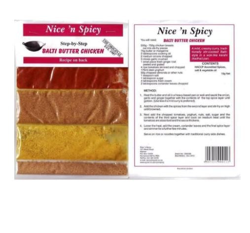 Nice n Spicy Balti Butter Chicken Sachet 25g