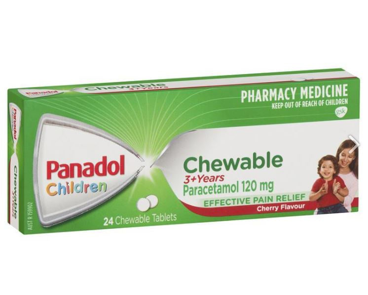 Panadol Tablets Child Chewable 12 Pack