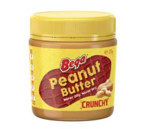 Bega Peanut Butter 375g Crunchy