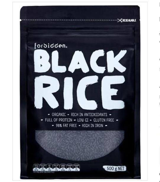 Forbidden Foods Black Rice 500g