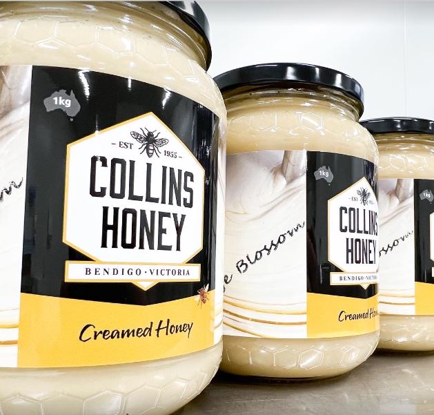 Collins Honey - 1kg Creamed Honey