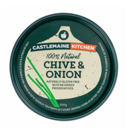 Castlemaine Dips - Chive & Onion 200g