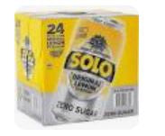 Schweppes Solo Zero Sugar 24 x 375ml