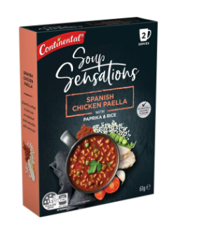 Continental Soup Sensations Spanish Chicken Paella With Rice 61g