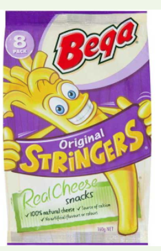 Bega Cheese Stringers 8pk 160g