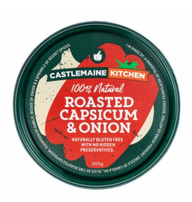 Castlemaine Dips - Roasted Capsicum & Onion 200g